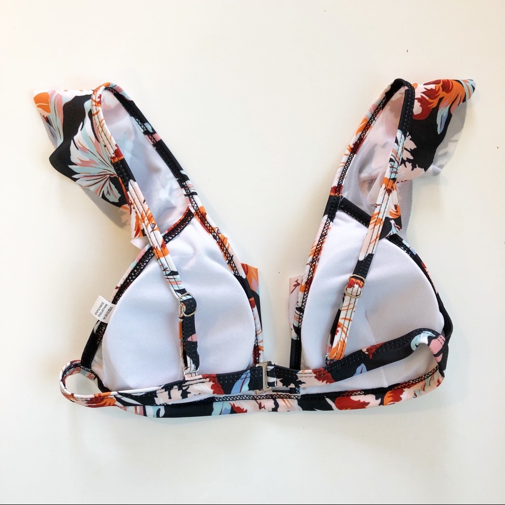 Floral Ruffle Bikini Small - Picture 4 of 7